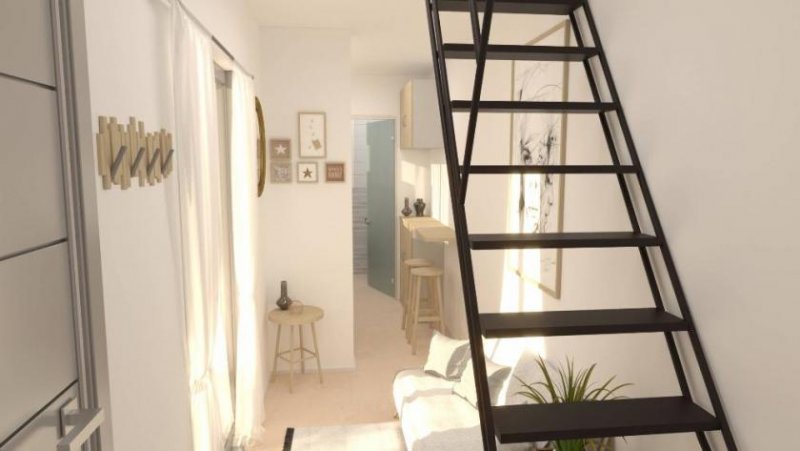 Rethymno Kreta, Rethymno: Vollständig möbliertes Studio-Apartment in Hafennähe zu verkaufen Wohnung kaufen